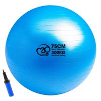 Fitness Mad 300kg Anti-Burst Swiss Ball - Blue - Size 75cm
